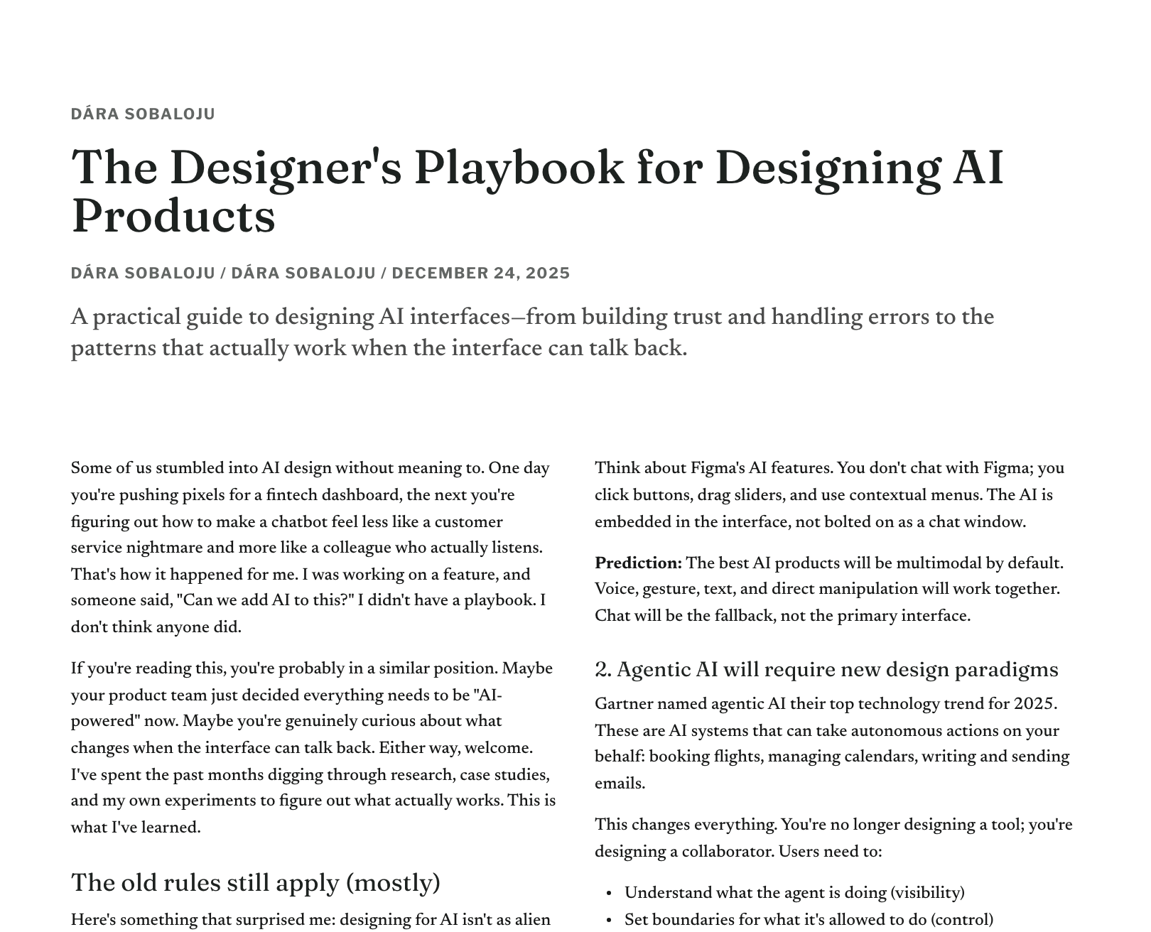 A page from a generated Tangible Feed issue, laid out like a printed magazine